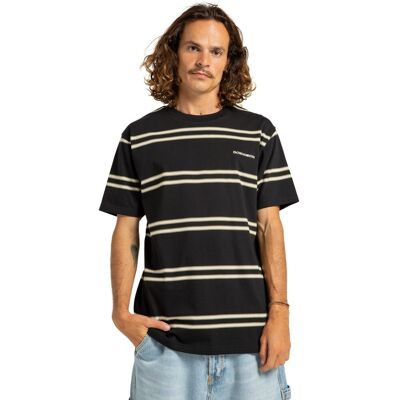 DC Shoes Camiseta de hombre Portside Stripe . (XS) Negro DC Shoes Camiseta de hombre Portside Stripe . (XS) Negro