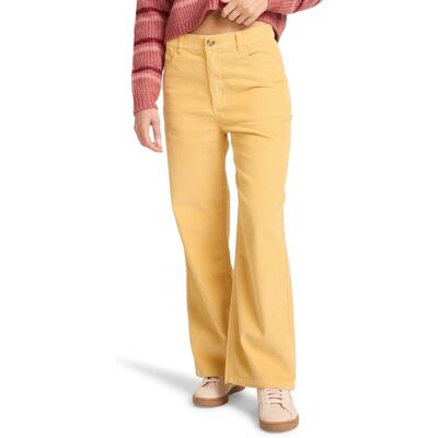 Billabong Pantalón de mujer Be Free Cord . (M) Amarillo Billabong Pantalón de mujer Be Free Cord . (M) Amarillo