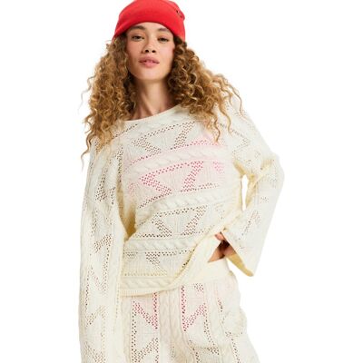 Roxy Jersey de mujer Salt Siren . Blanco Roxy Jersey de mujer Salt Siren . Blanco