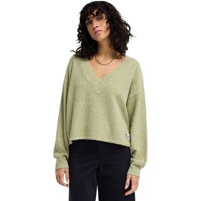 Billabong Jersey de mujer Cozy . (S) Verde Billabong Jersey de mujer Cozy . (S) Verde