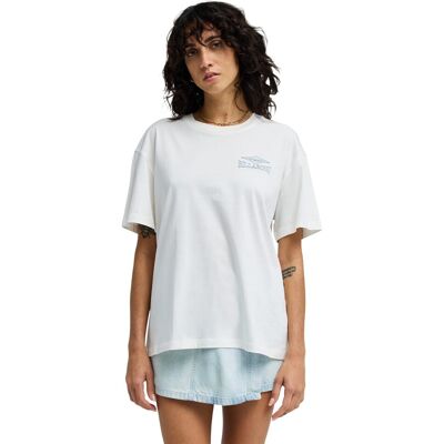 Billabong Camiseta de mujer Heritage Baker . (S) Blanco Billabong Camiseta de mujer Heritage Baker . (S) Blanco