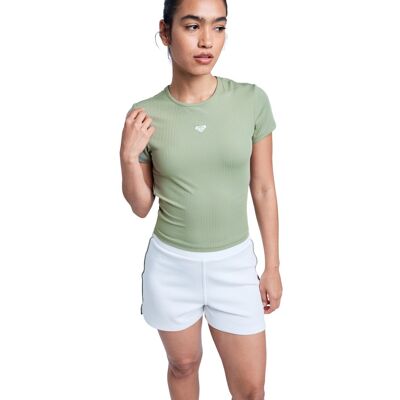 Roxy Camiseta de mujer Rise & Vibe . (XS) Verde Oliva Roxy Camiseta de mujer Rise & Vibe . (XS) Verde Oliva