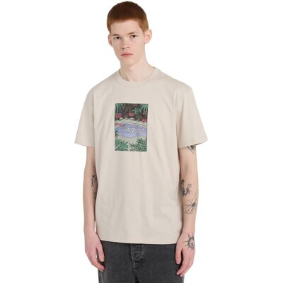 Element Camiseta de hombre Poolside . (S) Beige Element Camiseta de hombre Poolside . (S) Beige