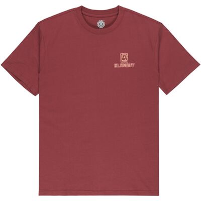Element Camiseta de hombre Inner Workings . (XS) Rojo Teja Element Camiseta de hombre Inner Workings . (XS) Rojo Teja