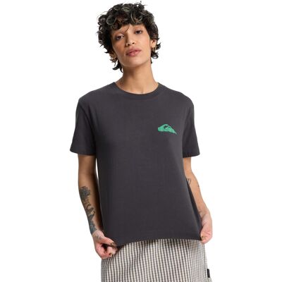 Quiksilver Camiseta de mujer Standard . (XS) Negro Quiksilver Camiseta de mujer Standard . (XS) Negro