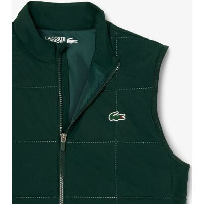 Lacoste Chaleco de mujer de golf hidrófugo con protección uv en verde. (34) Verde Lacoste Chaleco de mujer de golf hidrófugo con protección uv en verde. (34) Verde