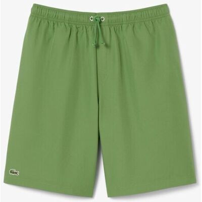 Lacoste Pantalón de hombre corto de tenis de tafetán de rombos ligero. (38) Verde Lacoste Pantalón de hombre corto de tenis de tafetán de rombos ligero. (38) Verde