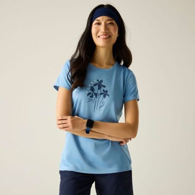 Regatta Camiseta de mujer Fingal . (S) Azul celeste Regatta Camiseta de mujer Fingal . (S) Azul celeste