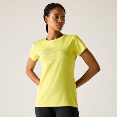 Regatta Camiseta de mujer Fingal . (L) Amarillo Regatta Camiseta de mujer Fingal . (L) Amarillo
