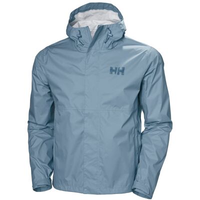 Chaqueta Helly Hansen Loke 2.5L azul grisáceo para hombre - Impermeable, Ligera Chaqueta Helly Hansen Loke 2.5L azul grisáceo para hombre - Impermeable, Ligera