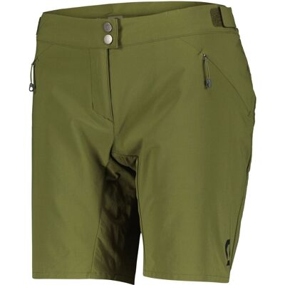 Scott Culotte de ciclismo de mujer ENDURANCE LS-FIT W-PAD . (XXL) Verde pardo Scott Culotte de ciclismo de mujer ENDURANCE LS-FIT W-PAD . (XXL) Verde pardo