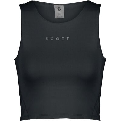 Scott Top de running de mujer CROP ENDURANCE . (XS) Negro Scott Top de running de mujer CROP ENDURANCE . (XS) Negro