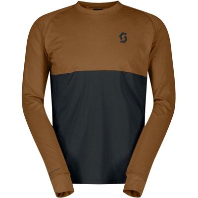 Scott Camiseta de ciclismo de hombre TRAIL STORM WARM LIGHT LS . (XL) Marrón Scott Camiseta de ciclismo de hombre TRAIL STORM WARM LIGHT LS . (XL) Marrón