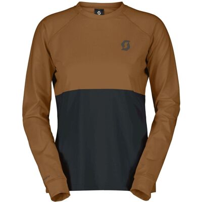 Scott Camiseta de ciclismo de mujer TRAIL STORM WARM LIGHT LS . Marrón Scott Camiseta de ciclismo de mujer TRAIL STORM WARM LIGHT LS . Marrón