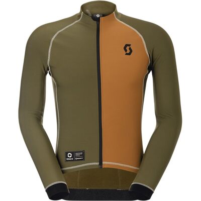 Scott Maillot de ciclismo de hombre RC PRO WARM LS-REMIX . Verde oscuro Scott Maillot de ciclismo de hombre RC PRO WARM LS-REMIX . Verde oscuro