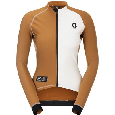 Scott Maillot de ciclismo de mujer RC PRO WARM LS-REMIX . (XL) Marrón Scott Maillot de ciclismo de mujer RC PRO WARM LS-REMIX . (XL) Marrón
