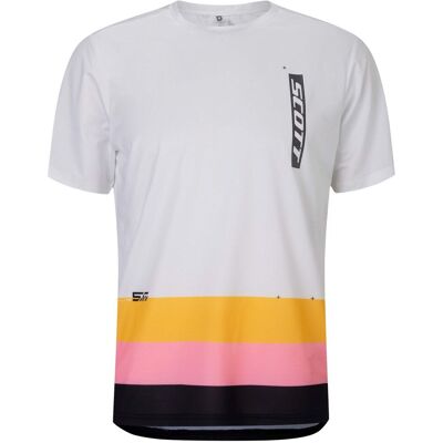 Scott Camiseta de ciclismo de hombre TUNED SL SS . (XL) Blanco Scott Camiseta de ciclismo de hombre TUNED SL SS . (XL) Blanco