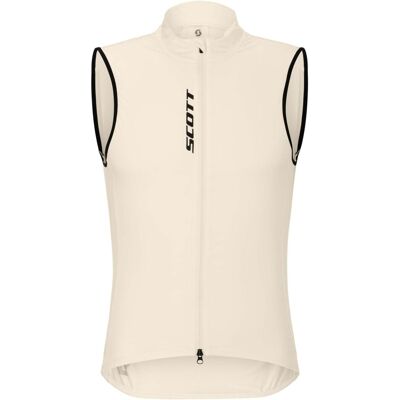 Scott Chaleco de ciclismo de hombre PRO WIND BLOCKER . (S) Blanco roto Scott Chaleco de ciclismo de hombre PRO WIND BLOCKER . (S) Blanco roto