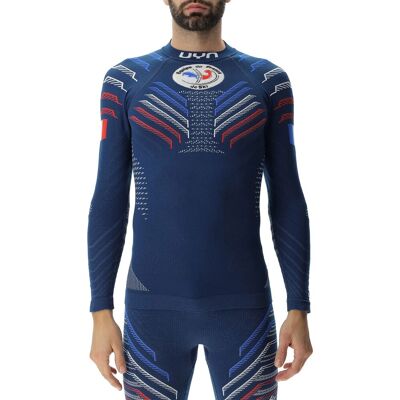 Uyn Camiseta térmica de hombre Natyon 3.0 France . (XXL) Azul / Blanco Uyn Camiseta térmica de hombre Natyon 3.0 France . (XXL) Azul / Blanco