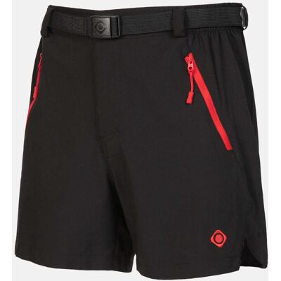 Izas Pantalón corto de trekking-senderismo para hombre RILLO M . Negro / Rojo Izas Pantalón corto de trekking-senderismo para hombre RILLO M . Negro / Rojo