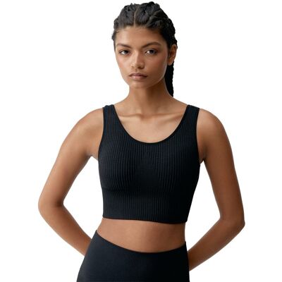 Born Top deportivo de mujer Flow Living Yoga. (S) Negro Born Top deportivo de mujer Flow Living Yoga. (S) Negro