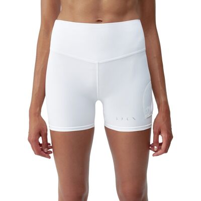 Born Pantalón corto de mujer Retro Living Yoga. (M) Blanco Born Pantalón corto de mujer Retro Living Yoga. (M) Blanco