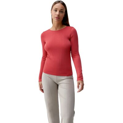 Born Camiseta de mujer Balasana Living Yoga. (S) Coral Born Camiseta de mujer Balasana Living Yoga. (S) Coral