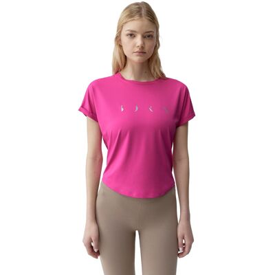 Born Camiseta de mujer Azami Living Yoga. (XL) Fucsia Born Camiseta de mujer Azami Living Yoga. (XL) Fucsia