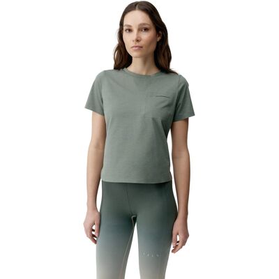 Born Camiseta de mujer Rosella Living Yoga. (XL) Verde Oliva Born Camiseta de mujer Rosella Living Yoga. (XL) Verde Oliva