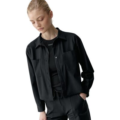 Born Camiseta de mujer Halia Living Yoga. (XS) Negro Born Camiseta de mujer Halia Living Yoga. (XS) Negro