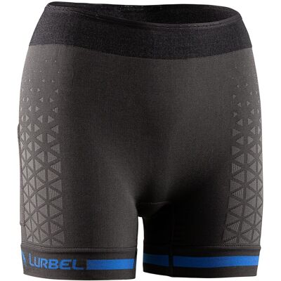 Lurbel Malla de trail running de mujer Spirit Shorts W . (XS) Gris / Azul Lurbel Malla de trail running de mujer Spirit Shorts W . (XS) Gris / Azul