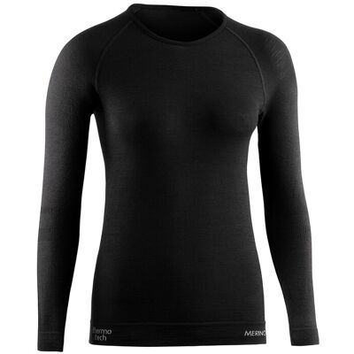 Lurbel Camiseta de manga larga de outdoor de mujer Merino Lite Long Sleeves W . Negro Lurbel Camiseta de manga larga de outdoor de mujer Merino Lite Long Sleeves W . Negro