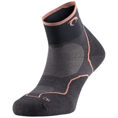 Lurbel Calcetines de trail running unisex Desafio Three . (33-35) Coral Lurbel Calcetines de trail running unisex Desafio Three . (33-35) Coral