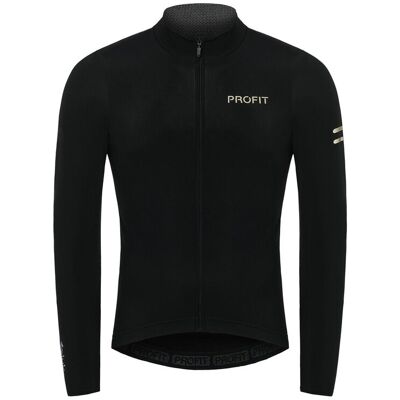 Spiuk Maillot de ciclismo hombre Profit Cold and Rain . (XXS) Negro Spiuk Maillot de ciclismo hombre Profit Cold and Rain . (XXS) Negro