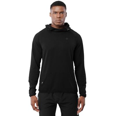 Sudadera Black Square Siroko - Fitness, Casual, Negro Sudadera Black Square Siroko - Fitness, Casual, Negro