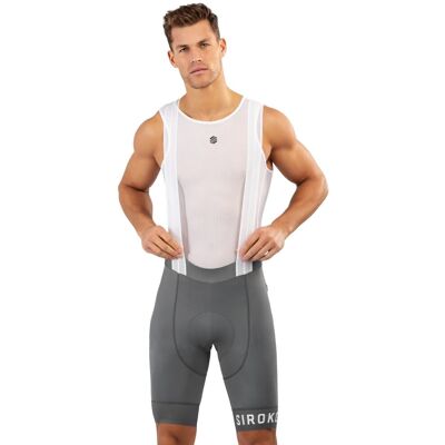 Siroko Culote corto ciclismo de hombre BX Fassa . (XXL) Gris Siroko Culote corto ciclismo de hombre BX Fassa . (XXL) Gris