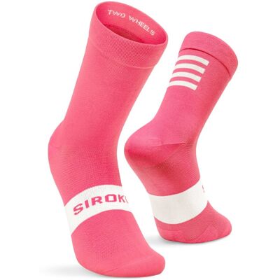 Siroko Calcetines de ciclismo S1 . (XL-XXL) Rosa Siroko Calcetines de ciclismo S1 . (XL-XXL) Rosa