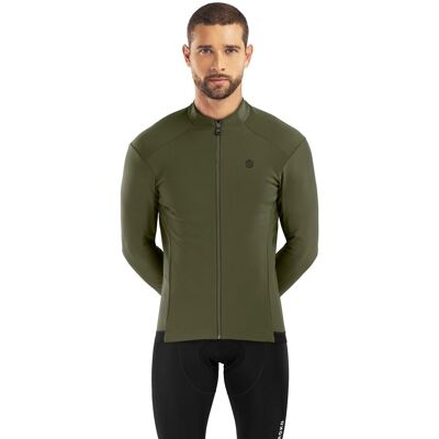Siroko Chaqueta softshell ciclismo de hombre J1 . (XL) Verde militar Siroko Chaqueta softshell ciclismo de hombre J1 . (XL) Verde militar