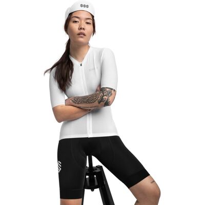 Siroko Maillot de manga corta ultraligero mujer SRX . (XL) Blanco Siroko Maillot de manga corta ultraligero mujer SRX . (XL) Blanco