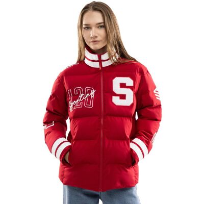 Siroko Chaqueta acolchada 120 aniversario Real Sporting de Gijón mujer SC120 El Bibio Red-W . (XS) Rojo Siroko Chaqueta acolchada 120 aniversario Real Sporting de Gijón mujer SC120 El Bibio Red-W . (XS) Rojo