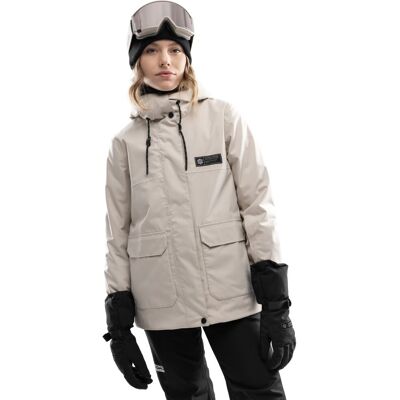 Siroko Chaqueta para snow y esquí premium de mujer Ultimate Saslong . (M) Marrón Siroko Chaqueta para snow y esquí premium de mujer Ultimate Saslong . (M) Marrón