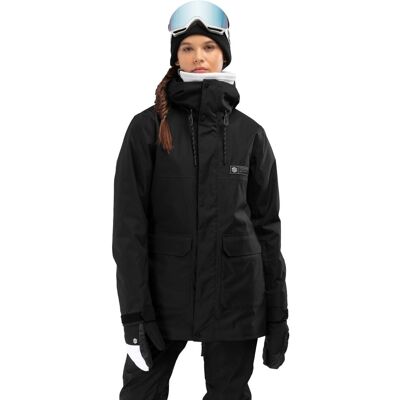 Siroko Chaqueta para snow y esquí premium de mujer Ultimate Gstaad . (XXS) Negro Siroko Chaqueta para snow y esquí premium de mujer Ultimate Gstaad . (XXS) Negro
