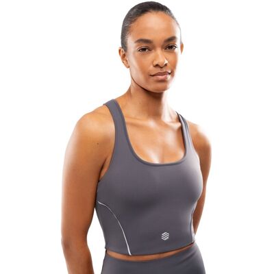 Siroko Sujetador running mujer Angkor Gray . (XL) Gris oscuro Siroko Sujetador running mujer Angkor Gray . (XL) Gris oscuro