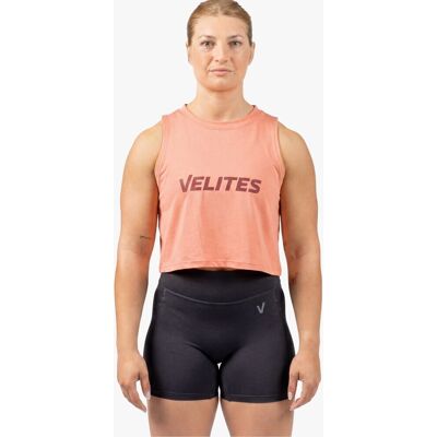 Velites Camiseta deportiva sin mangas mujer . (S) Naranja claro Velites Camiseta deportiva sin mangas mujer . (S) Naranja claro