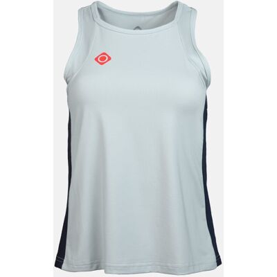 Izas Camiseta de pádel de mujer CANTAL TOP . (XS) Azul claro / Azul marino Izas Camiseta de pádel de mujer CANTAL TOP . (XS) Azul claro / Azul marino