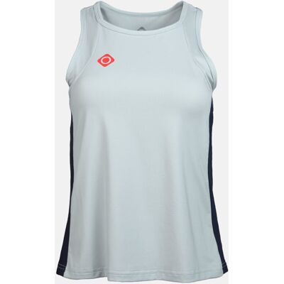Izas Camiseta de pádel de mujer CANTAL TOP . (XL) Azul claro / Azul marino Izas Camiseta de pádel de mujer CANTAL TOP . (XL) Azul claro / Azul marino
