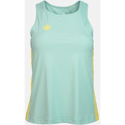 Izas Camiseta de pádel de mujer CANTAL TOP . Azul / Amarillo Izas Camiseta de pádel de mujer CANTAL TOP . Azul / Amarillo
