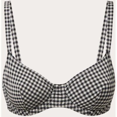 DnuD Paris Top bikini Plume. (M) Negro DnuD Paris Top bikini Plume. (M) Negro