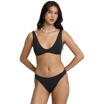 Billabong Braguita de bikini baja de mujer Sol Searcher Lowrider . (M) Negro Billabong Braguita de bikini baja de mujer Sol Searcher Lowrider . (M) Negro