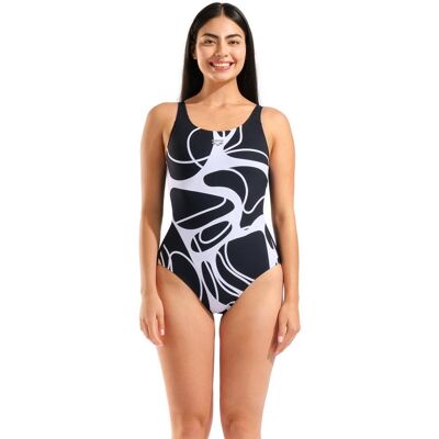 Arena Bañador de natación de mujer shapewear Alina . (XL-XXL - Copa B) Multicolor Arena Bañador de natación de mujer shapewear Alina . (XL-XXL - Copa B) Multicolor